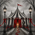 Gothic Circus Diamond Painting Kit – The Winter Big Top | 55x55cm Full Drill, Round Drill