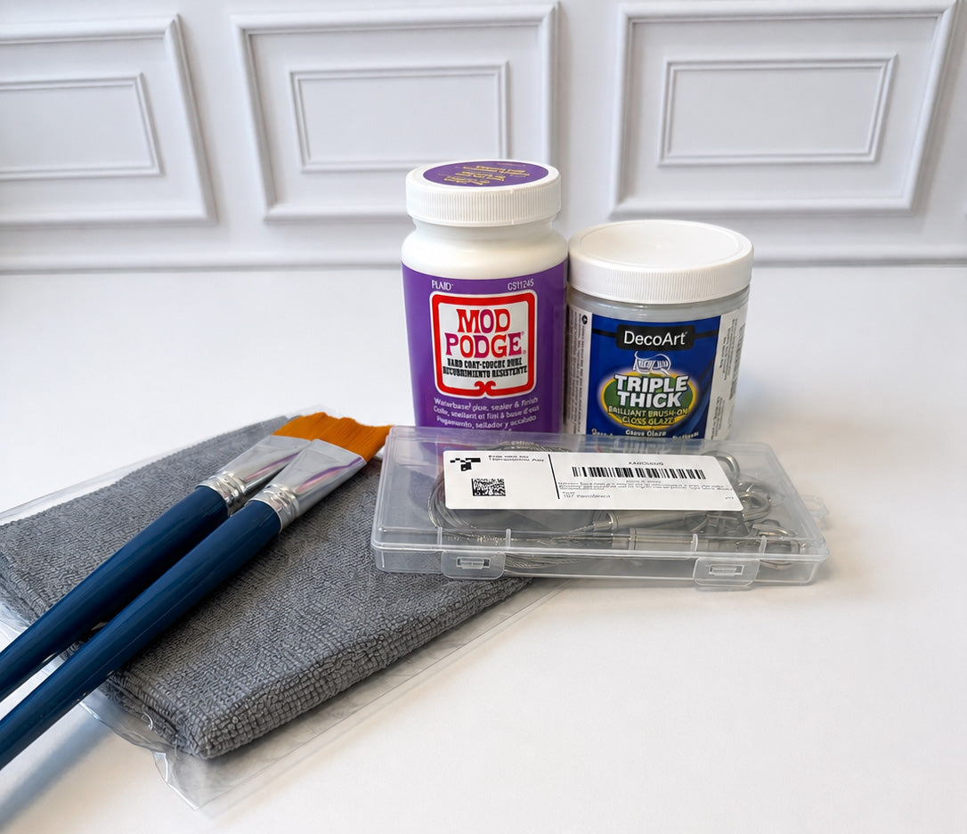The Finishing Kit — Seal, Glaze & Hang Any Diamond Painting